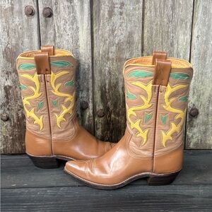 Rare Vintage 1950’s Era Frye Women's Cowboy Boots